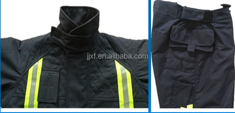 China Manufacturer Fire Entry Suit, Firefighter Clothing, Fireproof Suit for fire fighting EN469